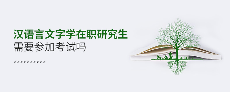 漢語言文字學(xué)在職研究生需要參加考試嗎 漢語言文字學(xué)在職研究生需要參加考試嗎