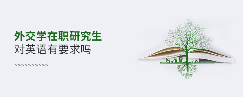 外交學在職研究生對英語有要求嗎？