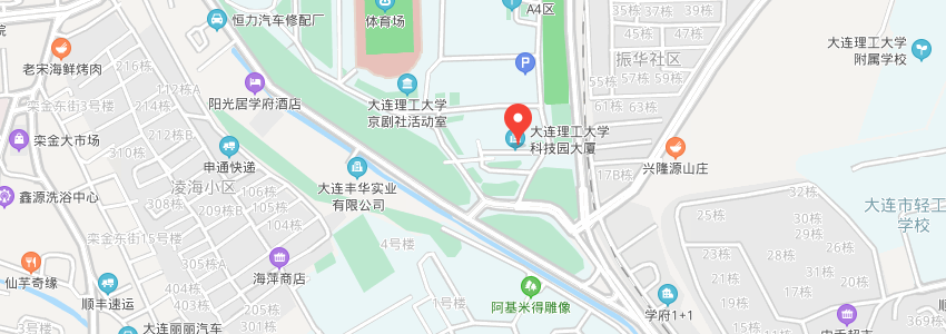 大連理工大學地圖