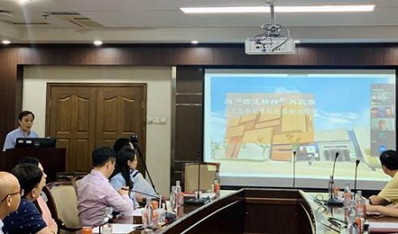 馬曉彬帶領大家集體學習了習近平總書記蒞校視察重要講話