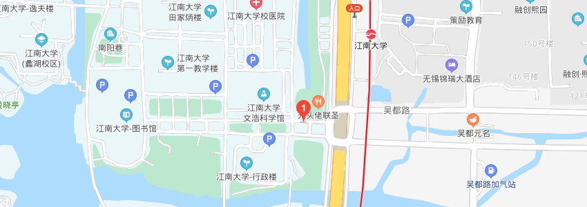 江南大學學校地圖