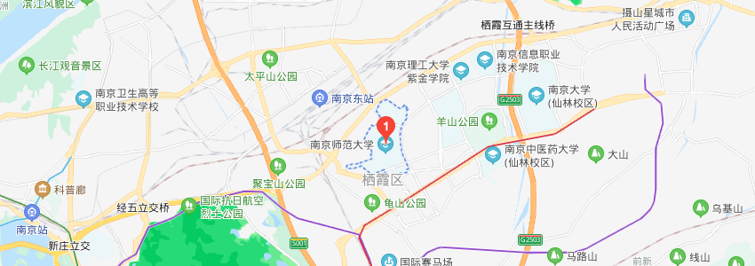 南京師范大學學校地圖