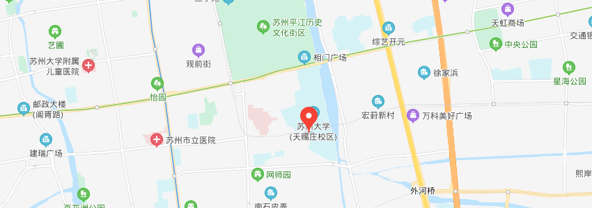 蘇州大學學校地圖