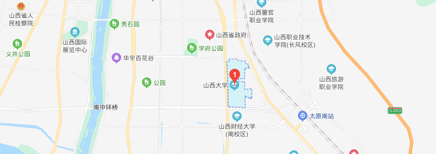 山西大學學校地圖