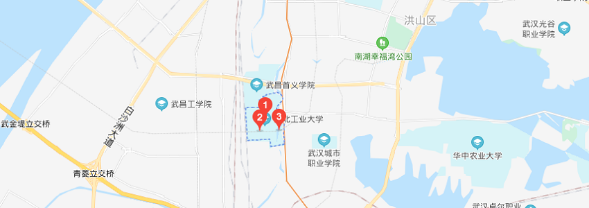湖北工業大學學校地圖