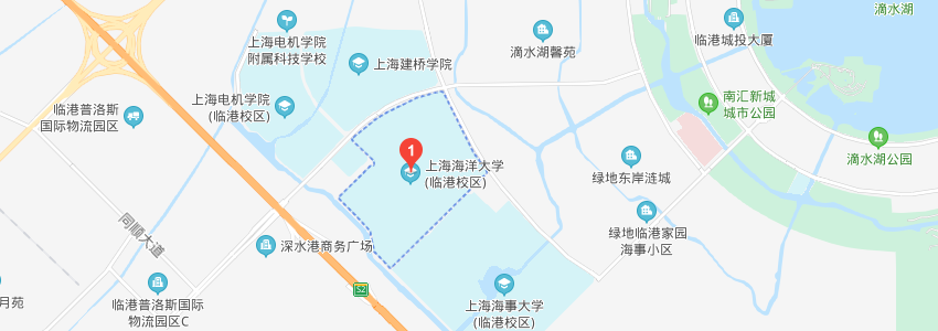 上海海洋大學學校地圖
