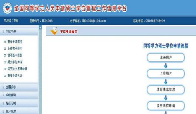 同等學(xué)力申碩網(wǎng)上登錄頁(yè)面